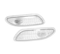 Indicatore Direzione laterale Per Benz Per Classe C Per W203 2001-2007 Indicatore Nel Paraurti Sostituzione Luce Di Direzione Lato Sinistro Destro Dinamico(White(a pair))