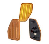 Indicatore Direzione laterale Per Hummer Per H3 2006-2010 Per H3T 2009-2010 39smd Ambra 2 Pezzi LED Paraurti Parafango Luce Posizione Laterale Indicatori Direzione Dinamico(Yellow)