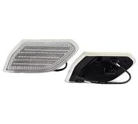 Indicatore Direzione laterale Per Jeep Per Wrangler Per JL Per Gladiator Per JT 2018-2021 2 Pezzi LED Dynamic Side Marker Indicatori Direzione Indicatori laterali(Silver)