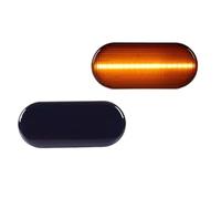 Indicatore Direzione laterale Per VW Per Bora Per Golf3 4 Per Lupo Per Passat Per 3B Luce Di Posizione Laterale A LED Dinamica Indicatore Luminoso Indicatori Direzione laterali(Smoked No Dynamic)