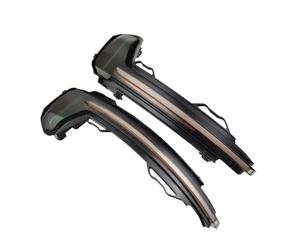 Indicatore direzione LED 2 Pezzi Per VW Per Tiguan Per MK2 Per Touareg Per MK3 2017-2020 Dinamica LED Indicatori Direzione Lampeggiante Specchio Lampeggiatore Luce Lampeggiante Dinamico indicatori