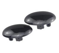 Indicatore Direzione LED Auto Per Peugeot Per 307 Per 206 Per 407 Per 107 Per 607 Per 1007 Dinamica LED Indicatori Direzione Lampeggiante Luce Posizione Laterale(Smoked black)