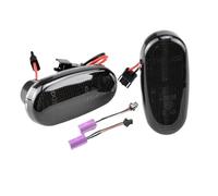 Indicatore Direzione LED Per Alfa Per Romeo Per Mito 147 GT Luce Di Posizione Laterale Dinamica A LED Indicatore Direzione Freccia Indicatore Direzione Trasparente Fumé Luci Segnalazione(Smoky black 1
