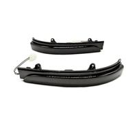 Indicatore Direzione LED per Volkswagen Voyage G6 G7 2012-2021 - 2 Pezzi Specchietto Retrovisore Luci Dinamiche Sequenziali Lampeggiante Luce,Blackened