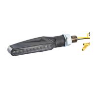 Indicatore direzione LED Protech RC-30 sinistro / destro, nero con omologazione