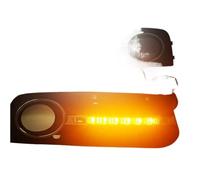 INDICATORE DIREZIONE Per A4 Per A4L Per B8 2009 2010 2011 2012 Car-Styling LED DRL Luci Diurne Copertura Fendinebbia Con Indicatore Di Direzione FRECCIA SPECCHIETTO LATERALE(White and Yellow)