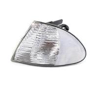 Indicatore Direzione Per BMW Per E46 Serie 3 Berlina 1998-2001 Nessuna Lampadina Lente Bianca Direzione Sinistra Destra Indicatori Lampada Direzione Anteriore Freccia Specchietto(Left)
