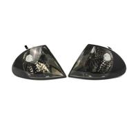 Indicatore Direzione Per BMW Serie 3 E46 Berlina 1999 2000 2001 Auto Anteriore Sinistro Indicatore Direzione Luce D'angolo Alloggiamento Senza Lampadina 63136902765(Crystal black)