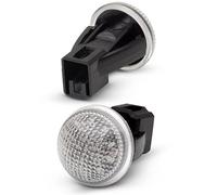 INDICATORE DIREZIONE Per Fiat Seicento 1998-2012 Per Fiat Multipla 1999-2004 2 Pezzi Senza Errori Indicatori Direzione Ambra LED Posizione Laterale FRECCIA SPECCHIETTO LATERALE(Clear lens)