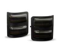 Indicatore Direzione Per Ford Per F250 Per F350 Per F450 2008-2016 Laterale Super Truck Una Dinamici LED Retrovisore Freccia Specchietto(Smoked lens)