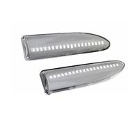Indicatore Direzione per Jaguar X-Type 2002-2009 1 Paio di Luci di Posizione Laterali Dinamiche A LED Indicatori di Direzione Lampeggianti Accessori per Auto Frecce Dinamiche(Dynamic Crystal)