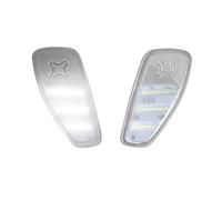 Indicatore Direzione Per Jeep Per Renegade 2015 2016 2017 2018 2019 2020 2021 2022 2023, Luci Di Direzione Anteriori Laterali A LED Ambra Bianche Per Auto Indicatori Specchio Lateral(Clear Lens White)
