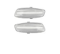 Indicatore Direzione Per Peugeot 207 308 3008 5008 Per RCZ Per Partner Per Citroen Per C3 DS3 2 Pezzi LED Luci Posizione Laterali Sotto Specchio Indicatori Direzione Retrovisore Laterale(Clear Dynami
