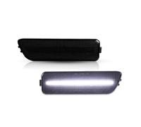 Indicatore Direzione Per VW Per Cabrio 1999-2002 Sostituzione Della Lampada Lampeggiante Freccia Della Luce Posizione Laterale A LED(Smoked Lens white)