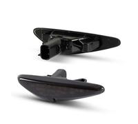 Indicatore Direzione Specchietto Laterale Per Nissan Per Lafesta Per Highway Per Star 2011-2 Pezzi LED Indicatore Direzione Luce Posizione Laterale(Smoked lens,Normal flashing)