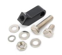 Indicatore Direzione Staffa Compatibile Con Bobber Per Chopper 1set Kit Di Estensione Staffa Blocco Montaggio Faro Moto Accessori Parti CNC(Black)