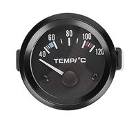 Indicatore elettrico della temperatura dell'acqua, Kit Manometro Olio, 2 "40 ℃ - 120 ℃ Indicatore digitale della temperatura dell'acqua a LED per autoveicoli universali