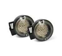 Indicatore Flh Posteriore Nero per Harley-Davidson Touring 86-17 Con Marcatura E