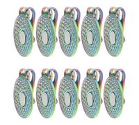 Indicatore for pallina da golf Moneta rotonda magnetica Clip for cappello da golf Clip for indicatore di pallina Accessori for putting green da golf 25 mm per gli uomini e le donne che praticano il go