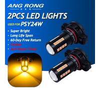 Indicatore Frecce LED PSY24W 5200s 27 SMD 3030 Luce Ambra Per BMW