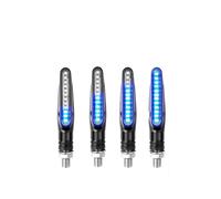 Indicatore Indicatori Di Direzione Universali Per Moto Indicatori Di Direzione Posteriori Lampeggianti Luce Di Ricambio Per Luce Di Stop Accessori Per L'aggiornamento(Blue)