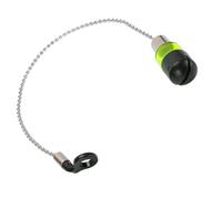 Indicatore Karp Bite accessori da pesca con catena morbida, ABS e acciaio inossidabile promemoria segnale di pesca per la pesca notturna, forniture con accessori per cambio (verde giallo)
