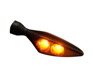 Indicatore Kellermann Micro Rhombus Scuro, nero, anteriore sinistro / posteriore destro, nero per maschi