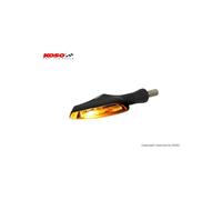 Indicatore Koso LED Infinity-R, nero, vetro fumé, luce posteriore e freno