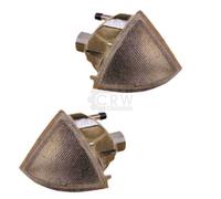 Indicatore Lampeggiatore Frontale Set per Citroen Ax Anno Fab. 87-96 Bianco Con