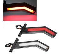 indicatore laterale 24v + Indicatore luminoso laterale a LED, indicatore di posizione laterale Indicatore luminoso di parcheggio Lampada 12 / 24V universale per auto SUV, camion, camper, autobu