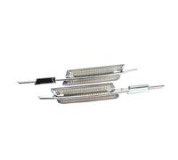 indicatore laterale Indicatori di direzione per BMW Serie 3 E90 berlina 4D E91 station wagon Plug&Play Dynamic Side Marker Lamp Frecce Laterali auto(Crystal white)
