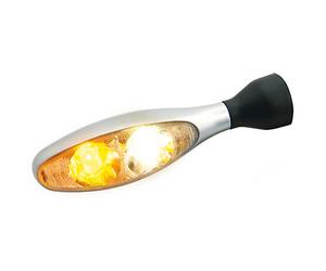 Indicatore LED Kellermann luce posizione Micro 1000 PL , cromo,, argento-oro per maschi