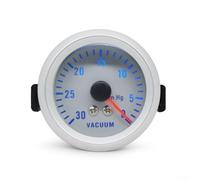 Indicatore LED per auto, 52 mm, progettato per sistemi da 12 V per misurare pressione turbo, vuoto, temperatura dell'acqua, temperatura e tensione dell'olio (vuotometro)