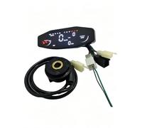 Indicatore Livello Olio Cruscotto Tachimetro Universale Per Moto | Misuratore Digitale Set Sensore Contagiri Contachilometri(With Sensor B)