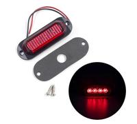 Indicatore Luci Posizione Laterali Universali A 4 LED 12 V-24 V Luci Ingombro Luci Segnalazione Luci Segnalazione Camion Rimorchi Furgoni Pick-up Barche Indicatore Di Direzione(Red)
