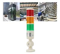 Indicatore luminoso a LED, luce di riscaldamento industriale LED Segnalatore luminoso di allarme per torre 24VDC Adatto per officina, cantiere, fabbrica, garitta