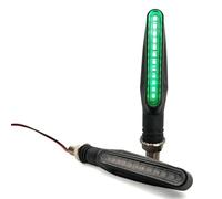 Indicatore luminoso Moto Indicatori Di Direzione Luci Che Scorre Sfarfallio Lampeggiatori Lampada Indicatore Lampeggiante Per K&awasaki Per Versys 650 Z900 Z1000 indicatori direzione(VERDE,XXL)