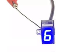 Indicatore Marcia per moto per Guida Notturna per sicura Indicatore | Display LED vivido, marce 0-6 chiare, tensione 12V, installazione per semplice, moto