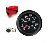 Indicatore meccanico della temperatura dell'acqua con sensore 1/2NPT per un monitoraggio accurato del motore del veicolo Fahrenheit e Celsius Display 2 pollici dimensioni si adatta alla maggior parte
