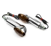 Indicatore Paio Occhio Gatto Colorato 40 MM Cromo Enduro per Yamaha KTM Kawasaki