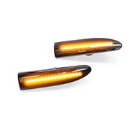 Indicatore Per Jaguar X-TYPE 2002-2009 2 Pezzi Luce Di Posizione Laterale A LED Dinamica Freccia Indicatore Di Direzione Lampada Indicatore Di Direzione(Dynamic Smoke)