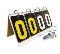 Indicatore portatile del livello di gioco, supporto per pinne per indicare i numeri, indicatore dei punti di competizione, per baseball, softball, calcio, basket, pallavolo, palestre, tornei