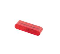 Fanale posteriore HIGHSIDER LED STAR-MX1 PRO, vetro rosso, rosso