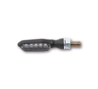 Fanalino di coda a LED HIGHSIDER SONIC-X1, luce del freno, segnale di svolta, nero