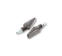 HIGHSIDER Smart Fineline LED 3in1 Indicatore Fanale Posteriore Combinazione Corpo Nero / Lente Fumé (Coppia), Posteriore, nero