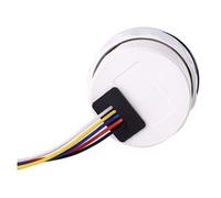 Indicatore Pressione Olio Barca 52mm 0-5 Bar Impermeabile IP67 Nero Display