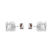 Indicatore Sinistra Destra per Fiat Ducato Pritsche/Telaio Citroën Bianco