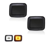 Indicatore Specchietto Retrovisore Per Hummer H2 SUV SUT 2003-2009 Paraurti Anteriore Posteriore Riflettore Luci Indicatore Laterale Luce Freno Indicatori Direzione DRL Specchio(2pcs Front Bumper)