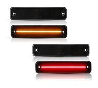 Indicatore Specchietto Retrovisore Per Hummer H2 SUV SUT 2003-2009 Paraurti Anteriore Posteriore Riflettore Luci Indicatore Laterale Luce Freno Indicatori Direzione DRL Specchio(4pcs Side Marker)