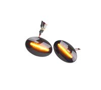 Indicatore Specchio Compatibile Con Opel Per Vita 1995-1998 1999 2000 2001 2002 2003 2004 Luci Di Segnalazione Laterali Per Auto Accessori 1713013(For Dynamic Smoked Black)